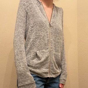 Gray Knitted Jacket